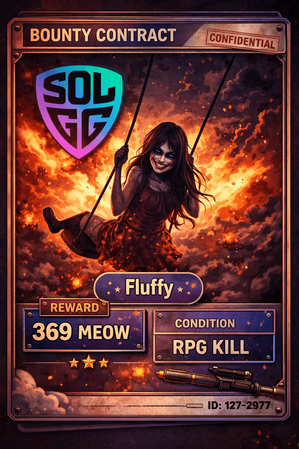 Contract card for fluffy