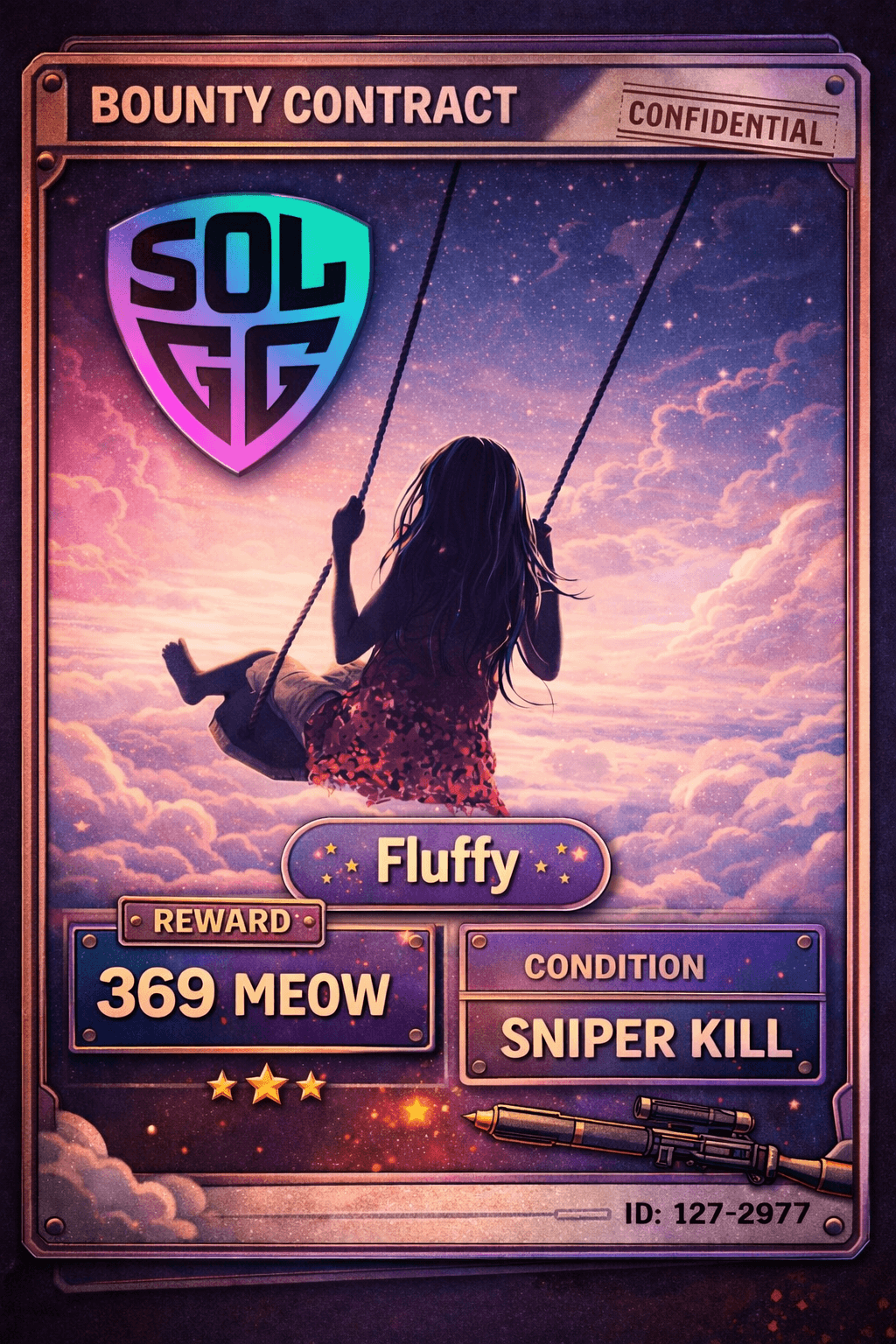 Contract card for fluffy