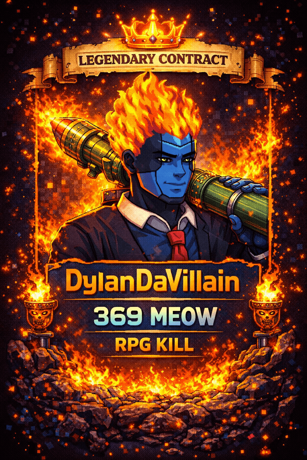 Contract card for DY1ANDAVILLAIN