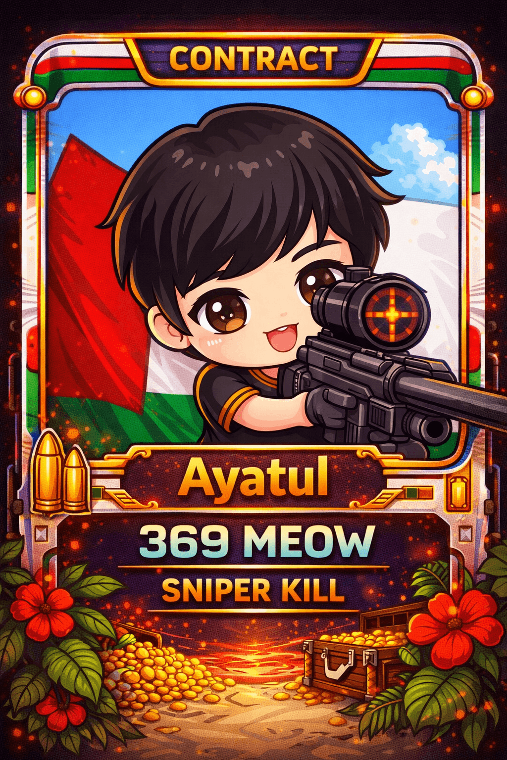 Contract card for AYATUL