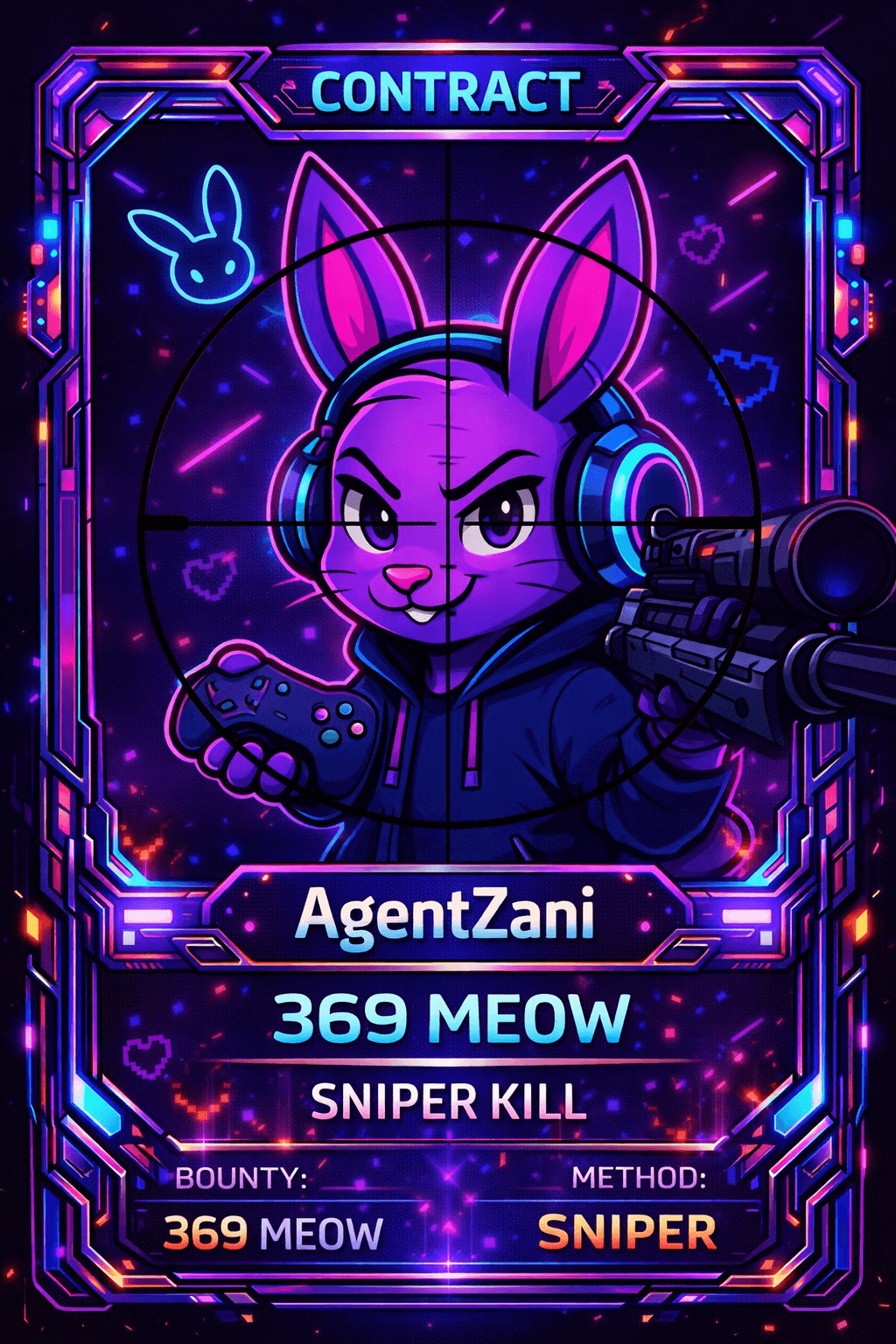 Contract card for AgentZani | NXG