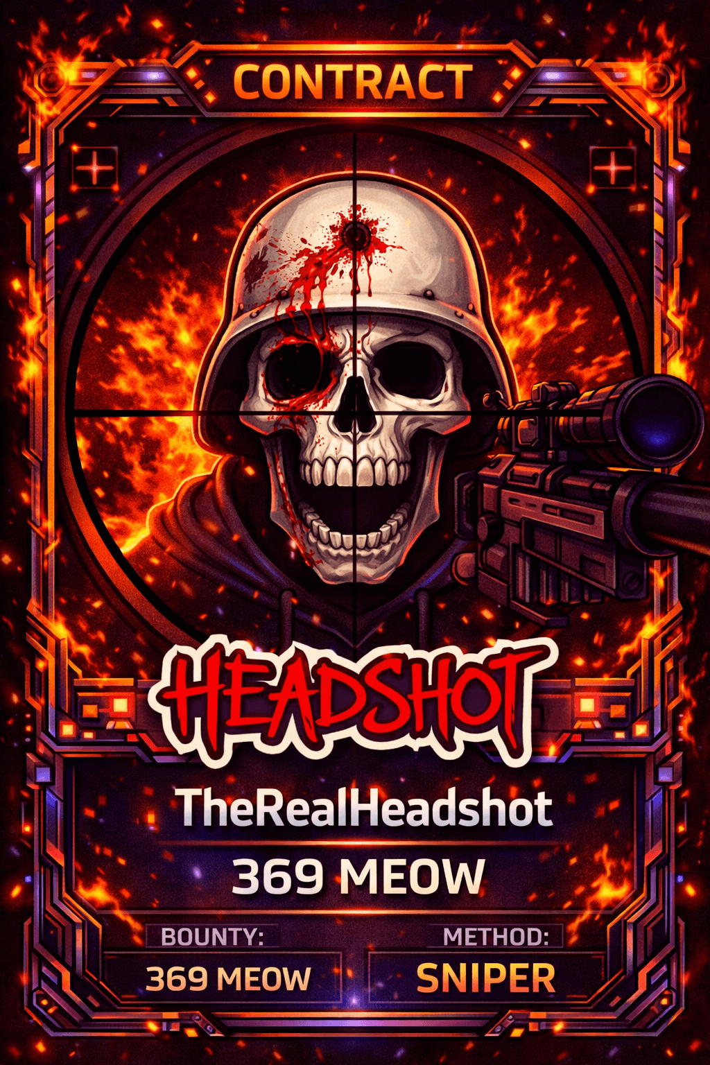 Contract card for Headshot