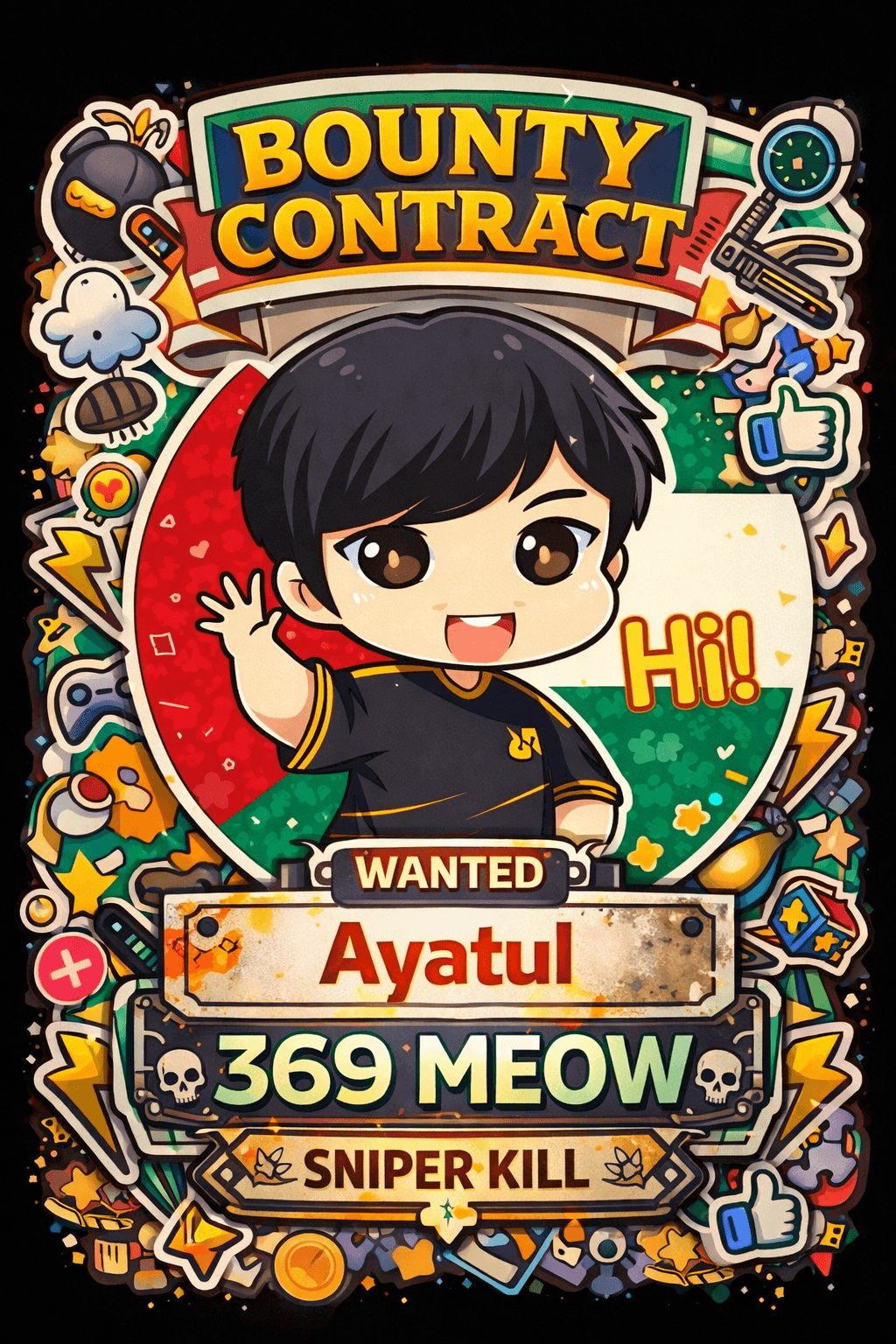 Contract card for AYATUL