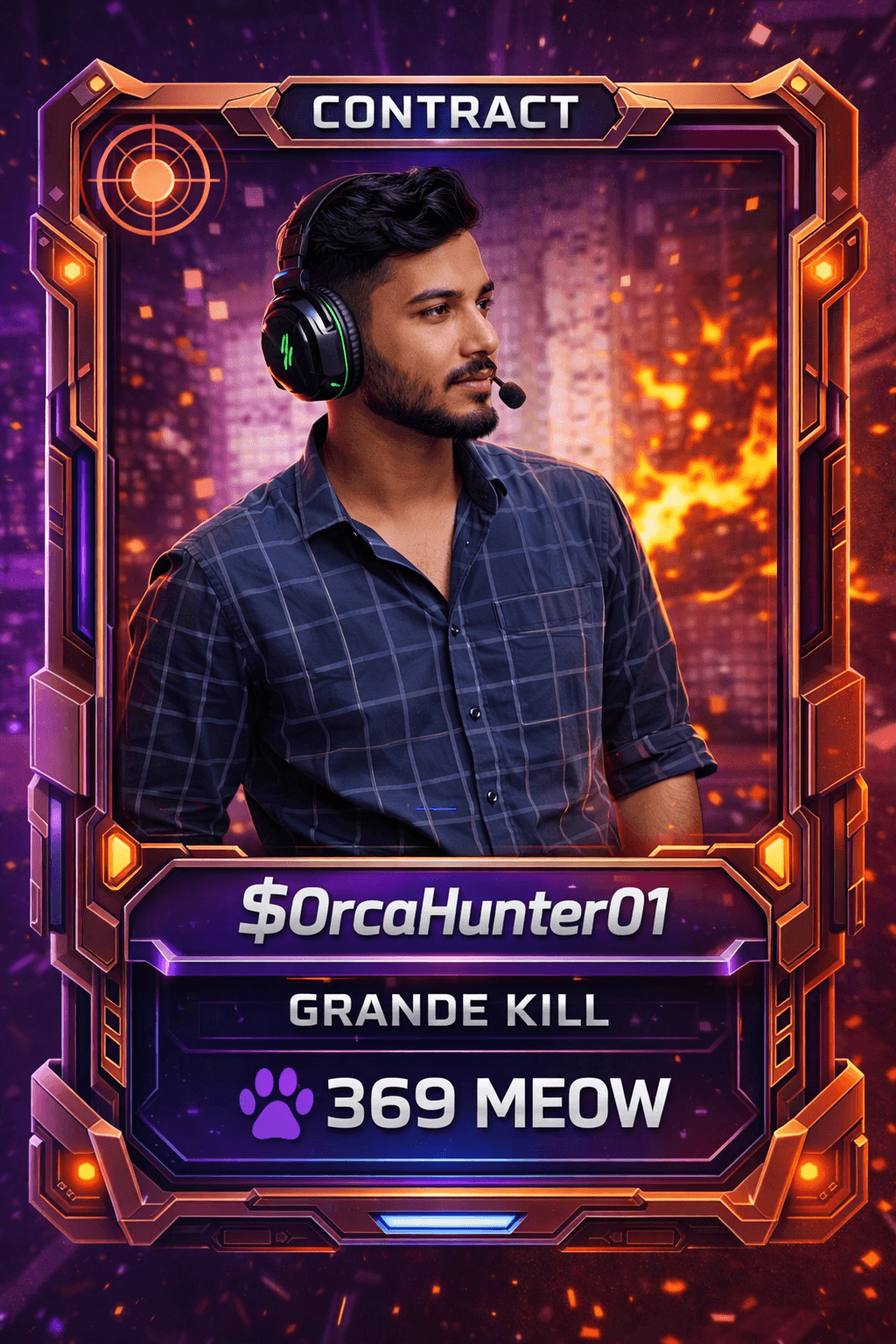 Contract card for SRIZON0