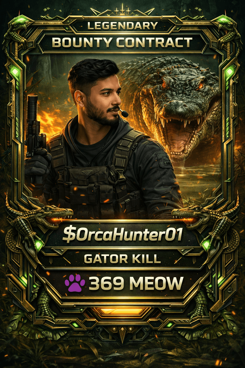 Contract card for SRIZON0