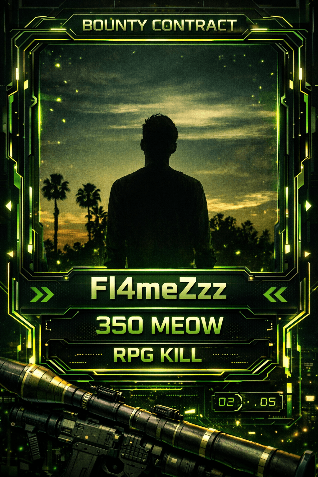 Contract card for Fl4meZzz