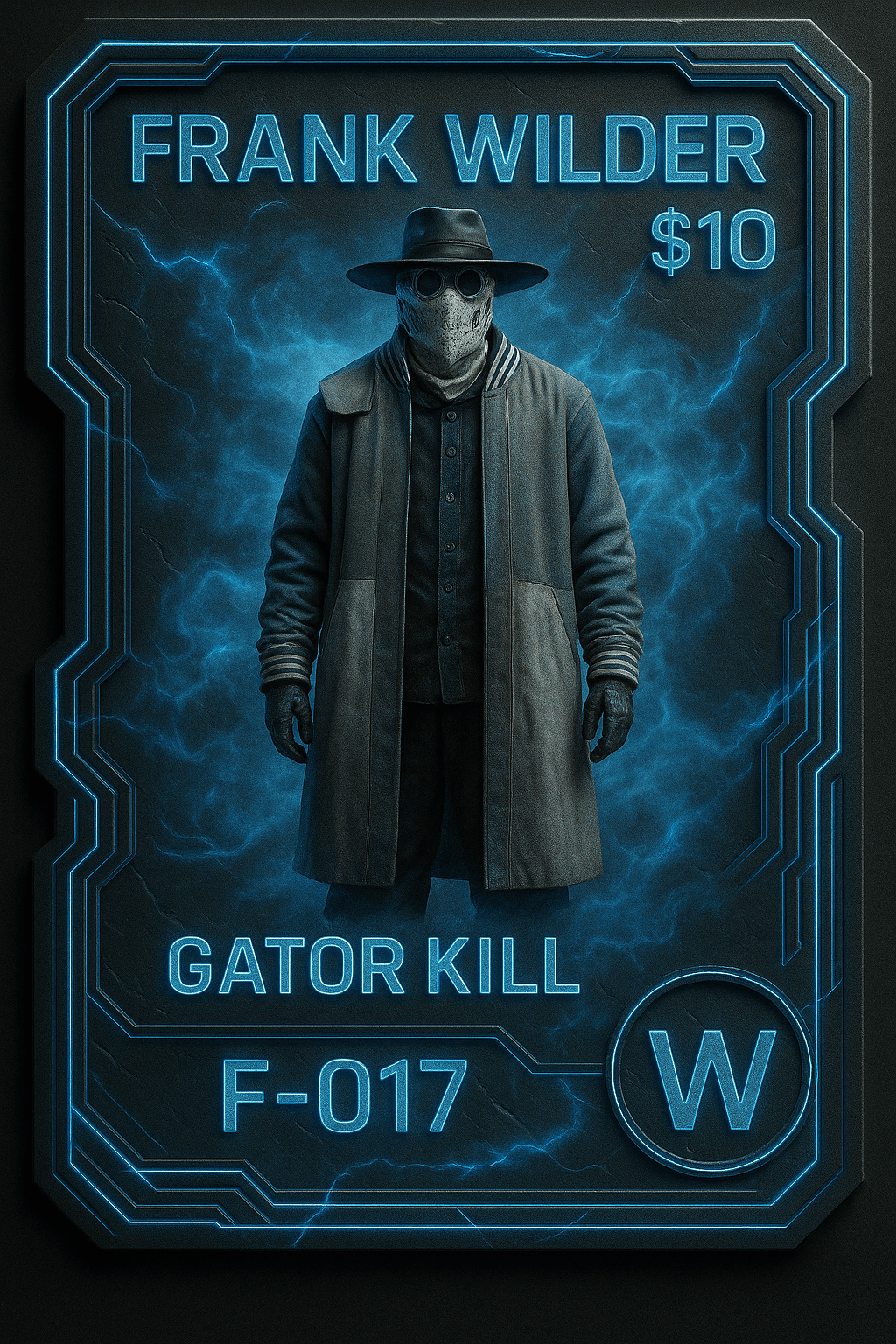 Contract card for Frank Wilder