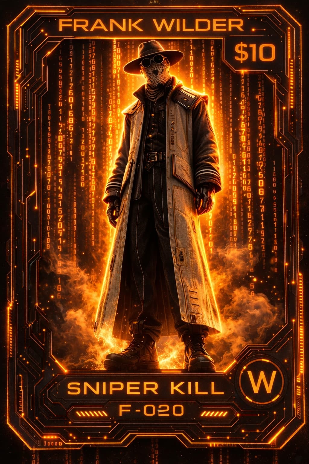 Contract card for Frank Wilder