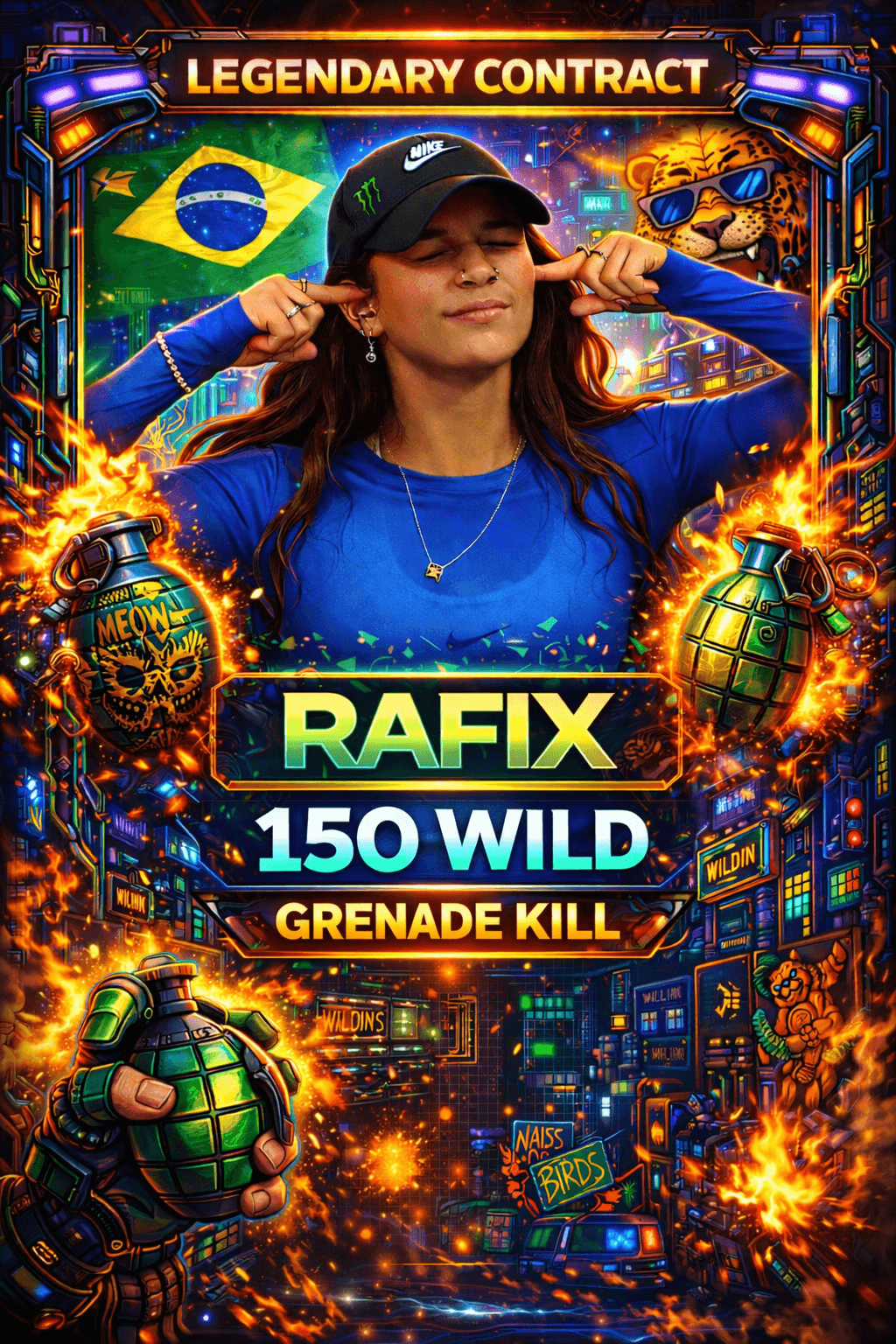 Contract card for $rafix